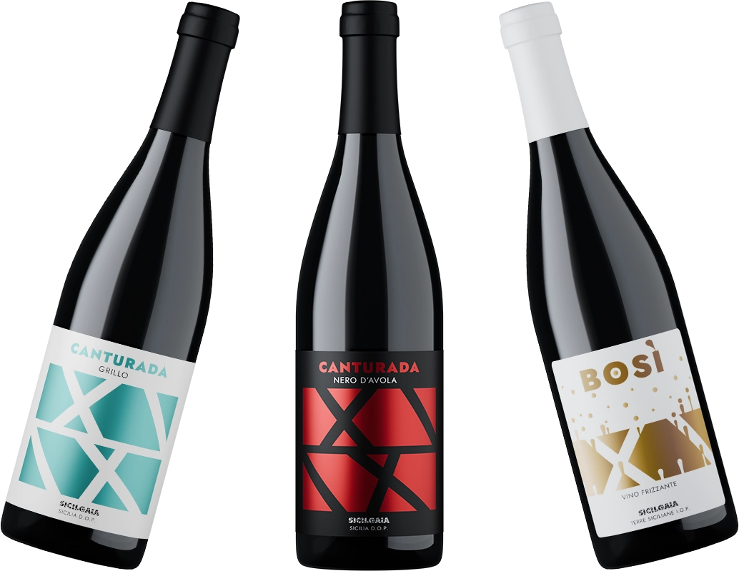 three-bottles Sicilgaia WInes